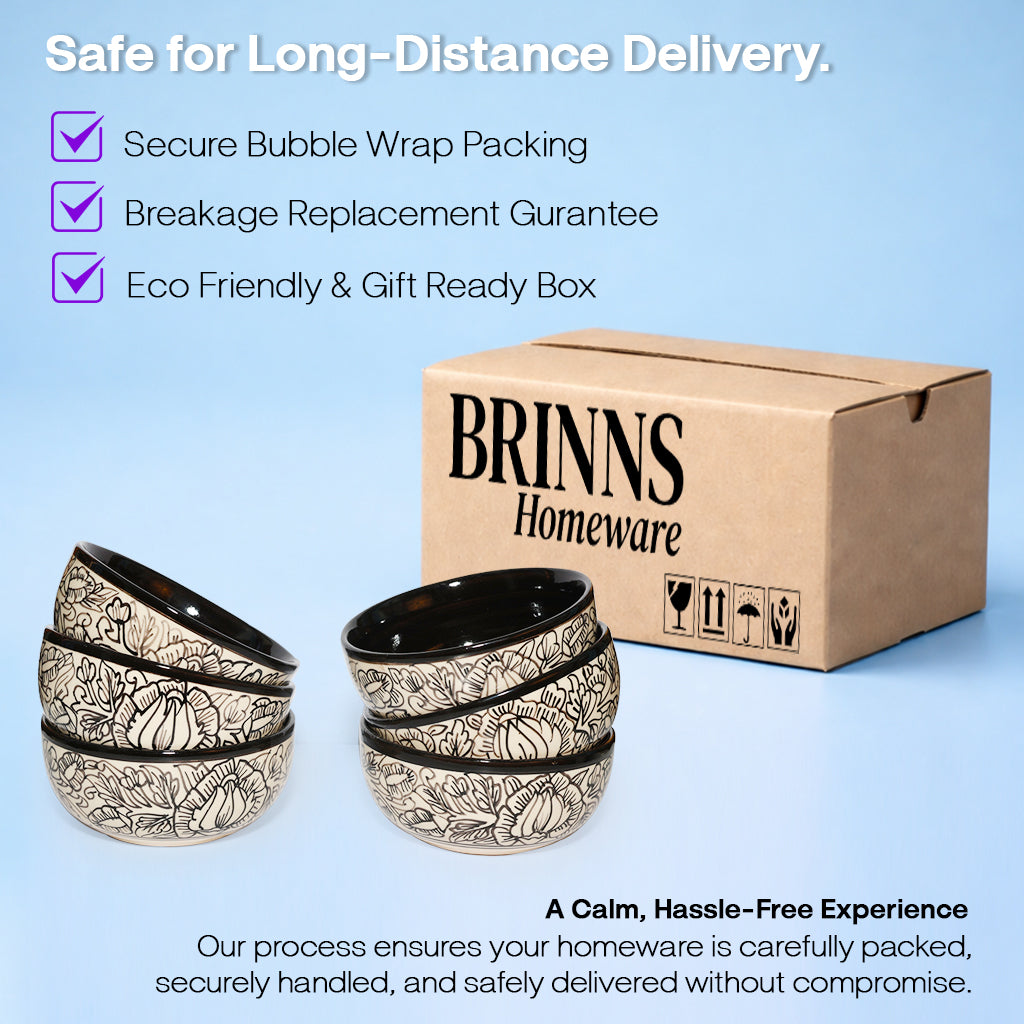 Handpainted Bowls Sets | 400 ml each