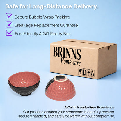 Snack Bowls Sets | Half-Half Colour tone | 350 ml