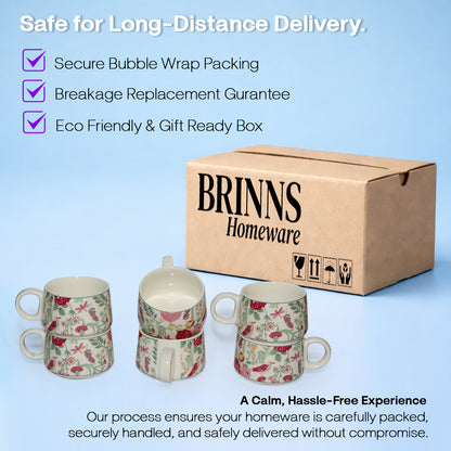 Coffee Mugs Set of 6 | 200 ml