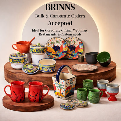 Milk Mugs Set | Dual Colour | 400 ml