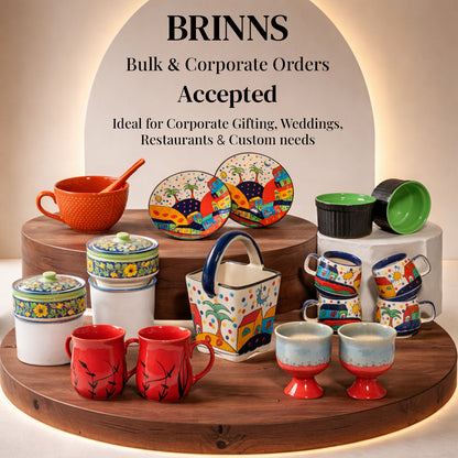 Dinner Serving Plate Set | Multicolour