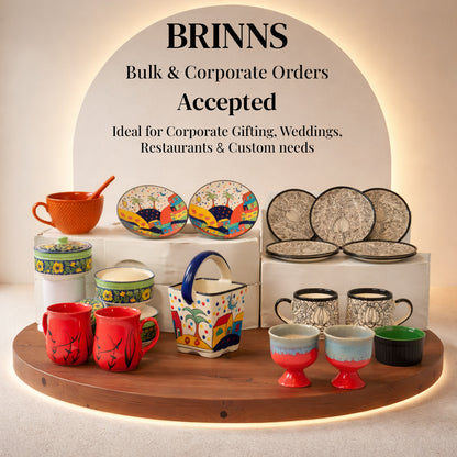 Dinner Serving Plate Set | Multicolour