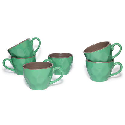 Coffee Mugs Set of 6 | Multicolour | 220ml