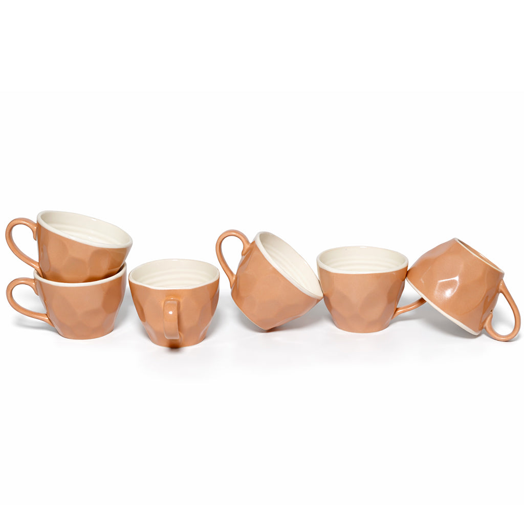 Coffee Mugs Set of 6 | Multicolour | 220ml