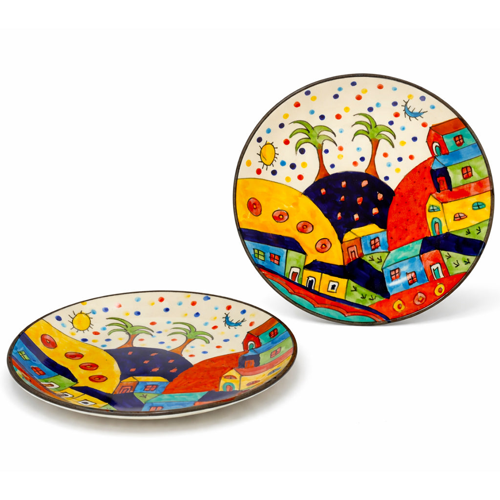 Dinner Serving Plate Set | Multicolour