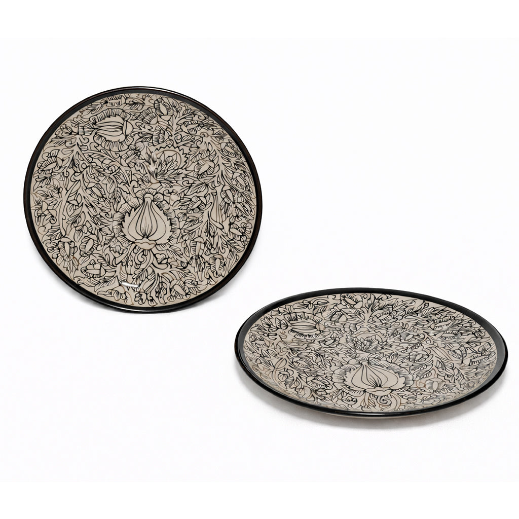 Dinner Serving Plate Set | Multicolour