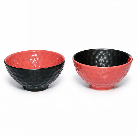 Snack Bowls Sets | Half-Half Colour tone | 350 ml