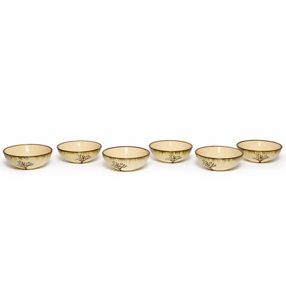 Tree Print Round Shape Dip Bowls