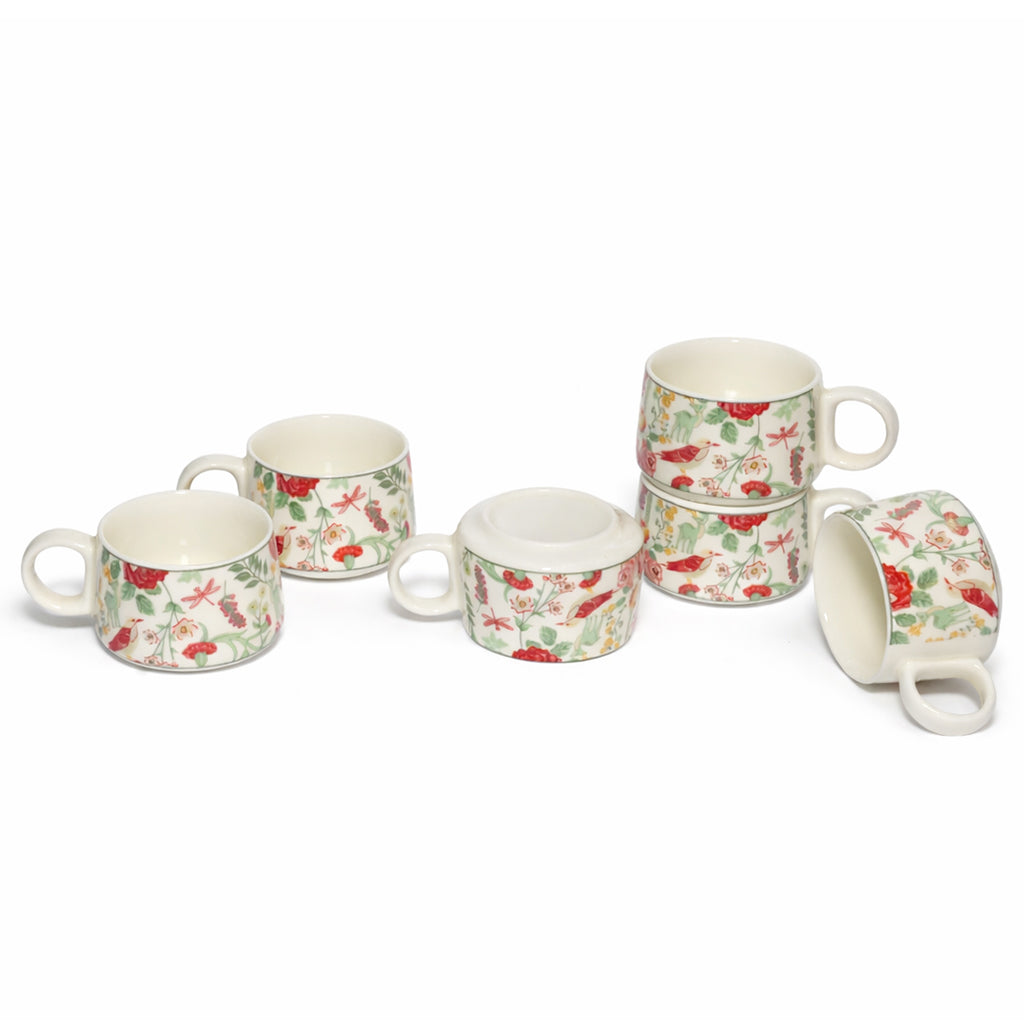 Coffee Mugs Set of 6 | 200 ml