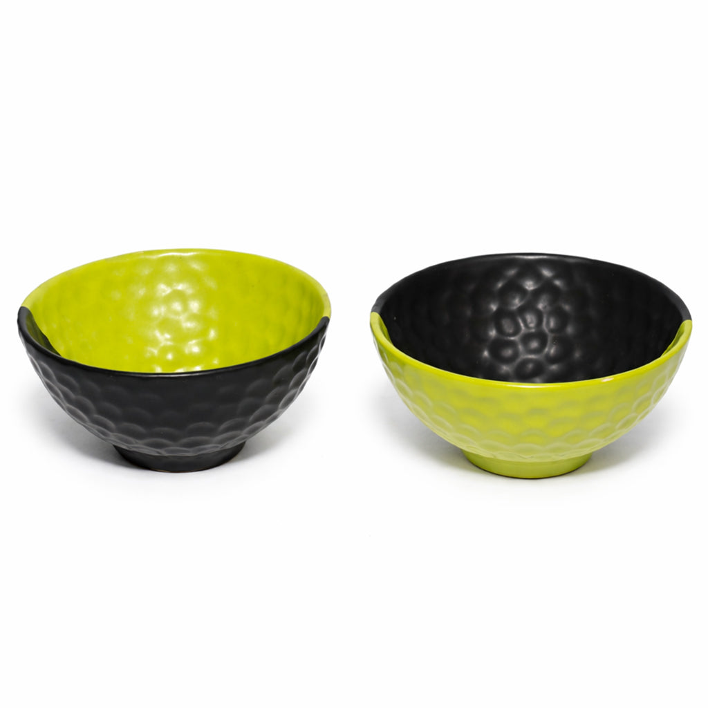 Snack Bowls Sets | Half-Half Colour tone | 350 ml