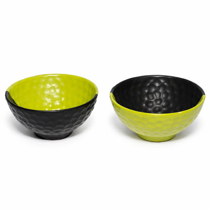 Snack Bowls Sets | Half-Half Colour tone | 350 ml