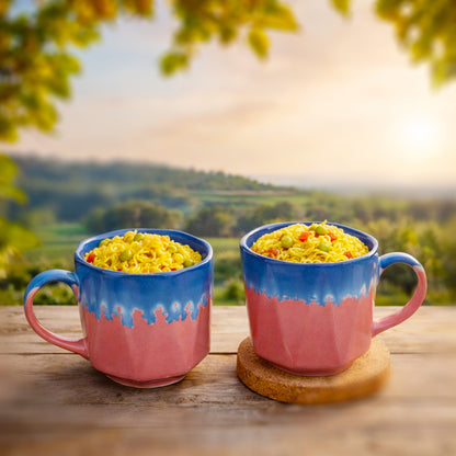 Maggie Mugs Set  of 2 |Dual Colour | 500 ml