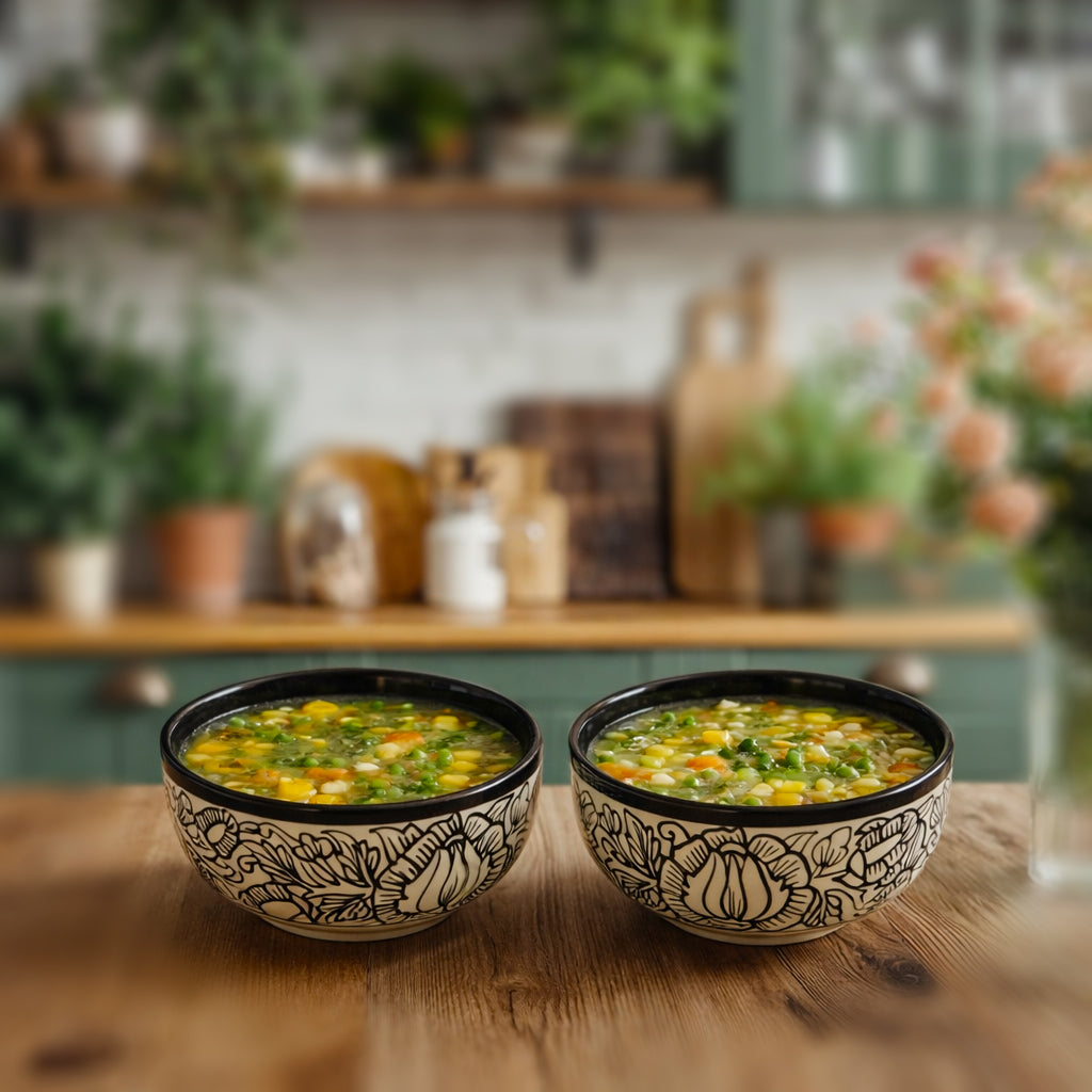 Handpainted Bowls Sets | 400 ml each