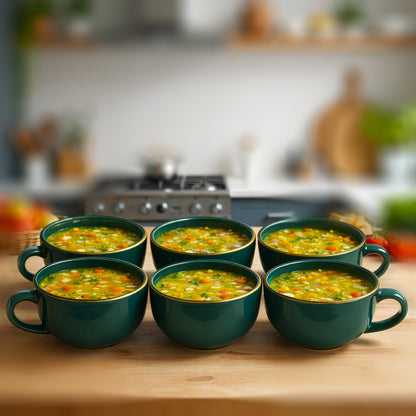 Soup Bowls with Handle Set |350 ml