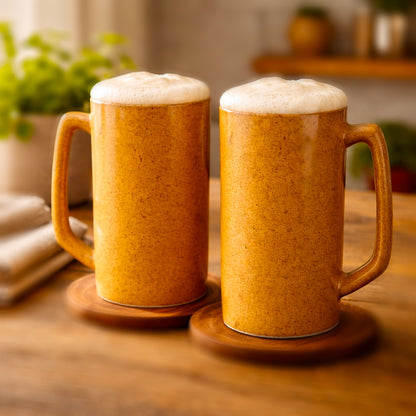 Beer Mugs Set of 2| 500 ml