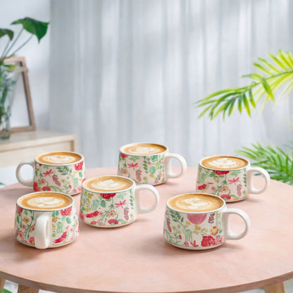 Coffee Mugs Set of 6 | 200 ml