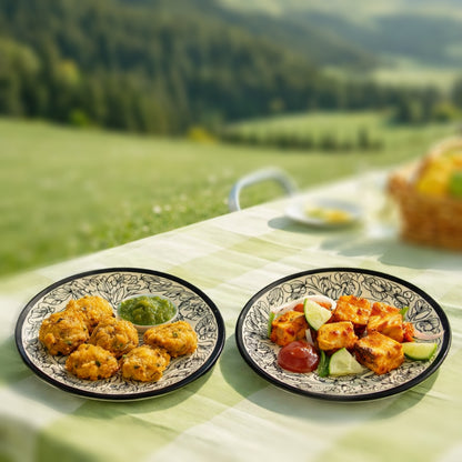 Quarter Serving Plate Set of 2