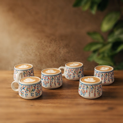 Coffee Mugs Set of 6 | 200 ml