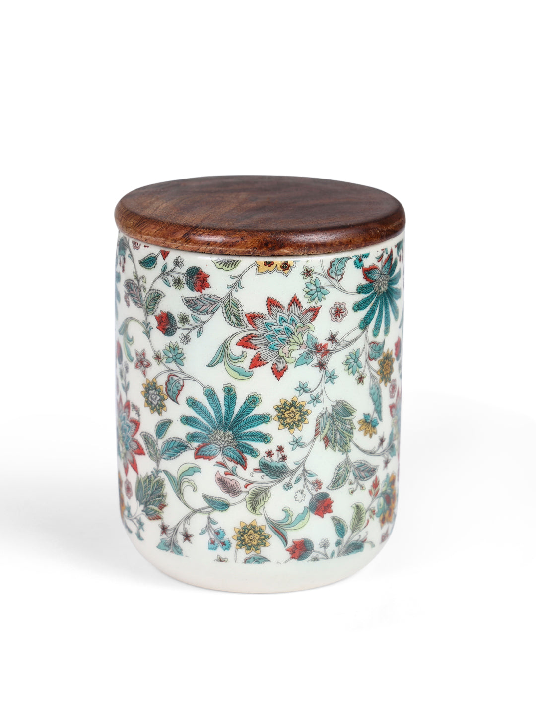 Small Jars with Wooden lid- Set of 2 with Metal Stand