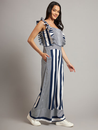 Multicolor Printed Jumpsuit