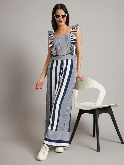 Multicolor Printed Jumpsuit
