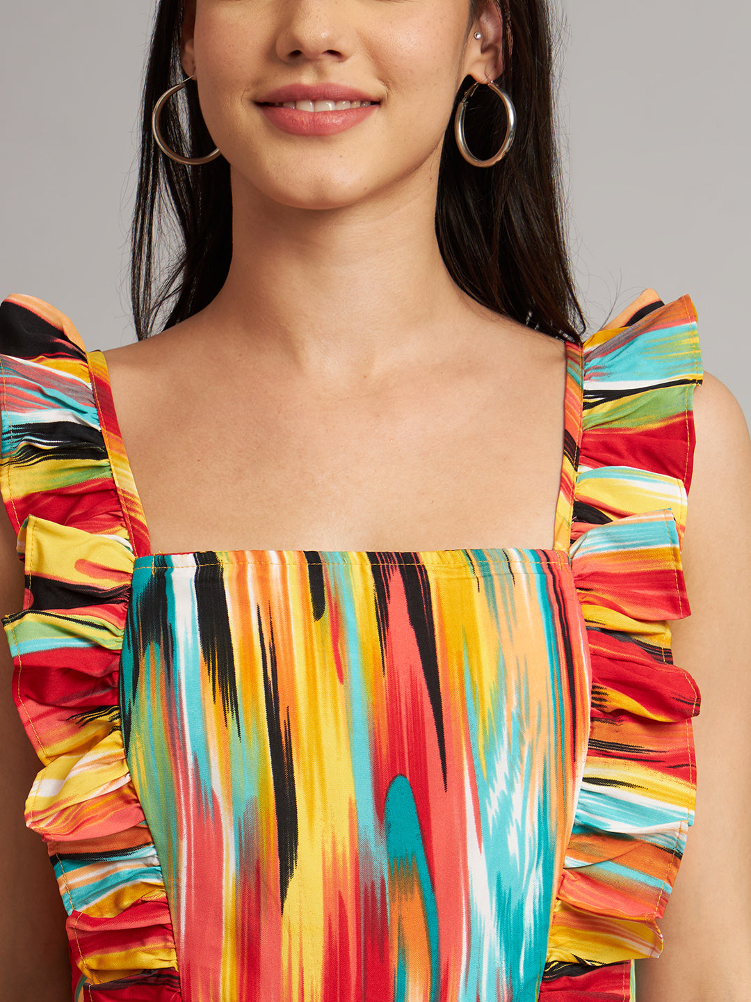 Multicolor Printed Jumpsuit