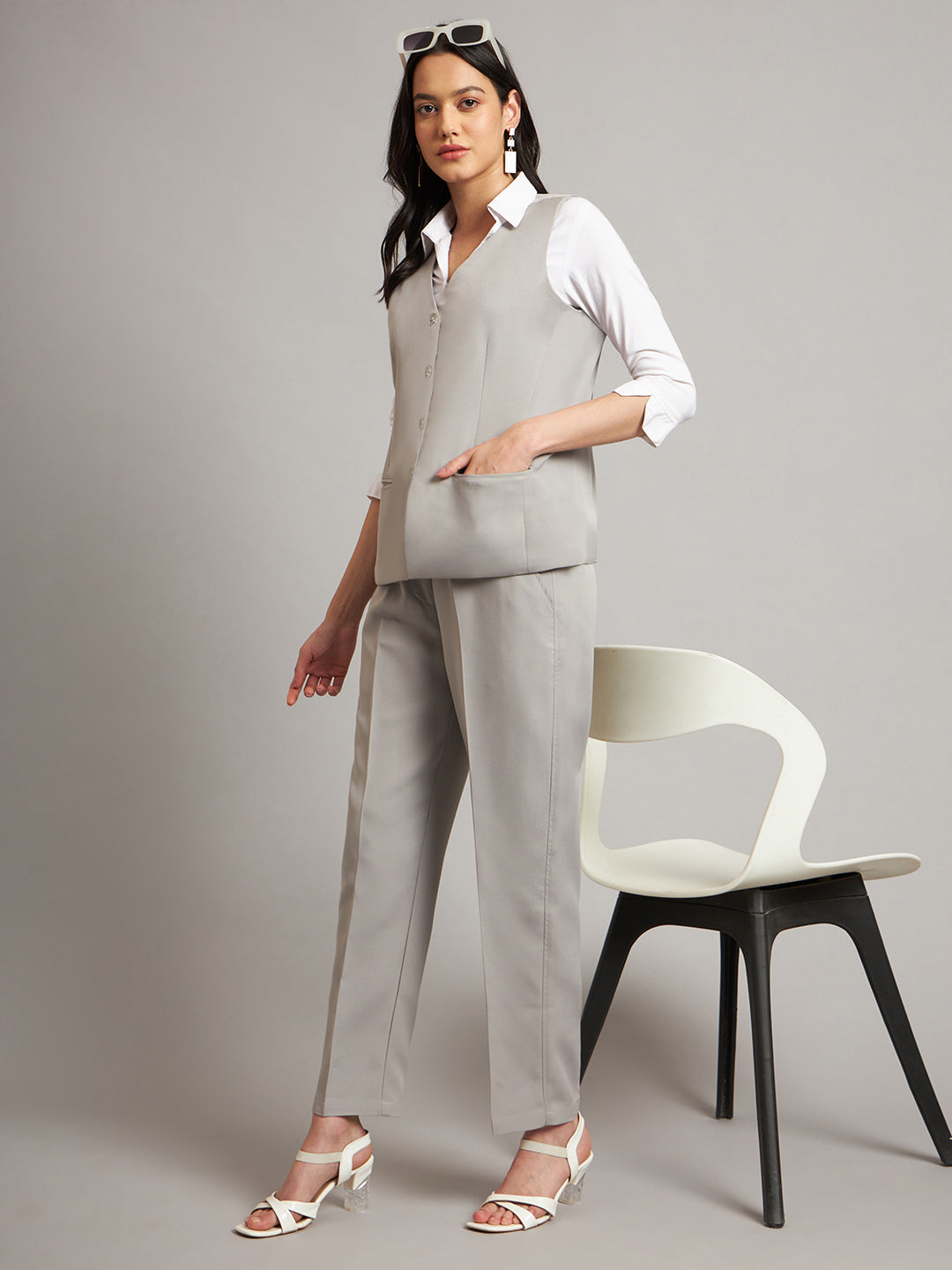 Waistcoat With Trousers Suit