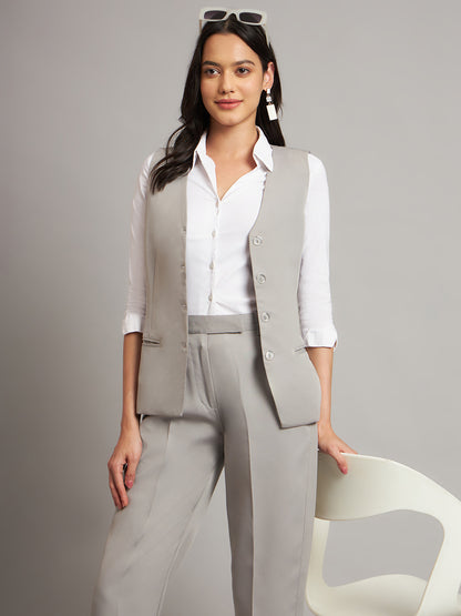 Waistcoat With Trousers Suit