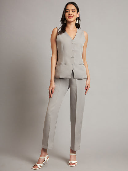 Waistcoat With Trousers Suit