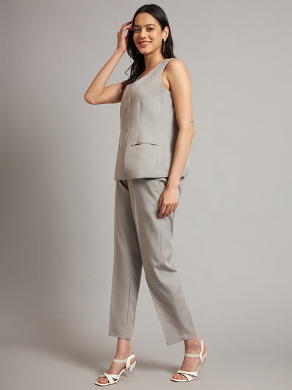 Waistcoat With Trousers Suit