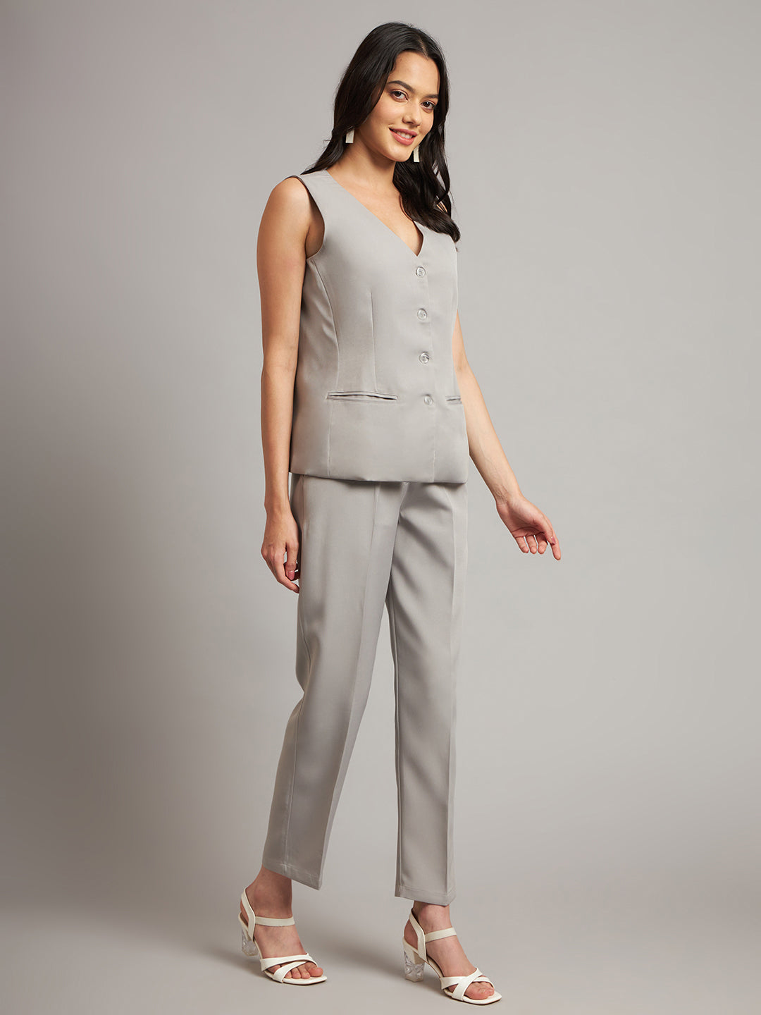 Waistcoat With Trousers Suit