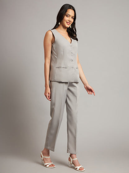 Waistcoat With Trousers Suit