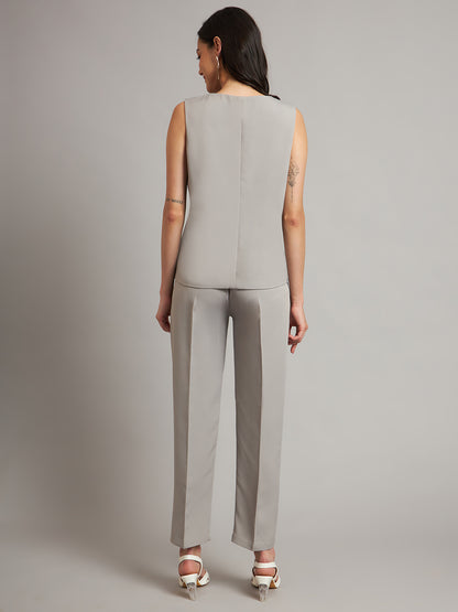Waistcoat With Trousers Suit