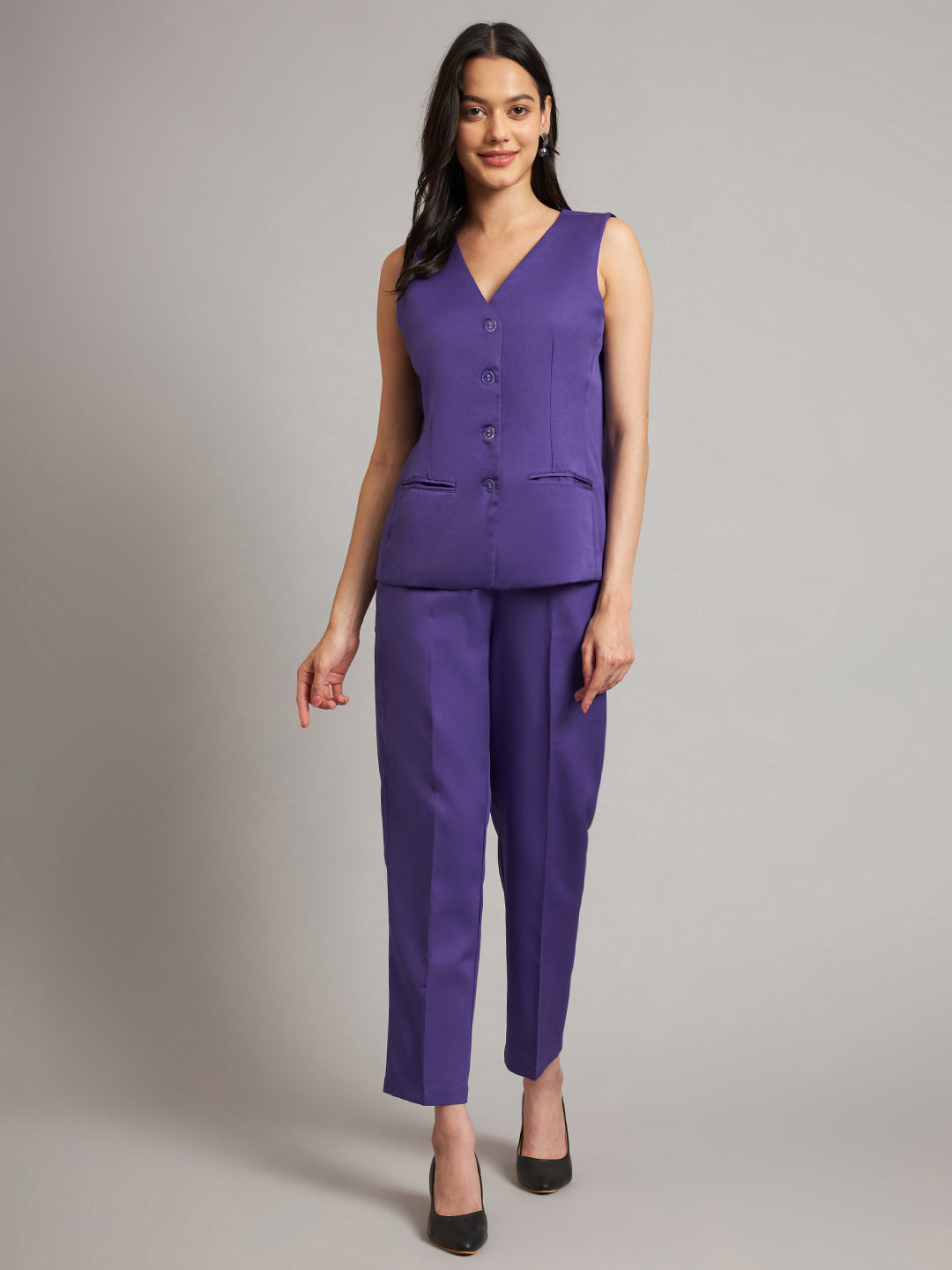 Waistcoat With Trousers Suit