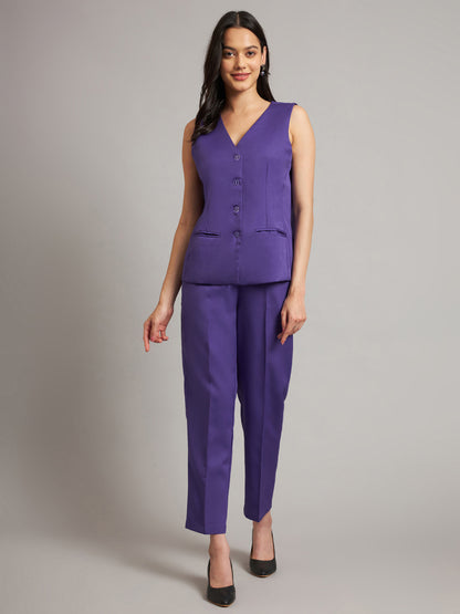Waistcoat With Trousers Suit