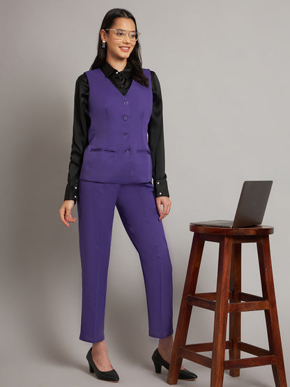 Waistcoat With Trousers Suit
