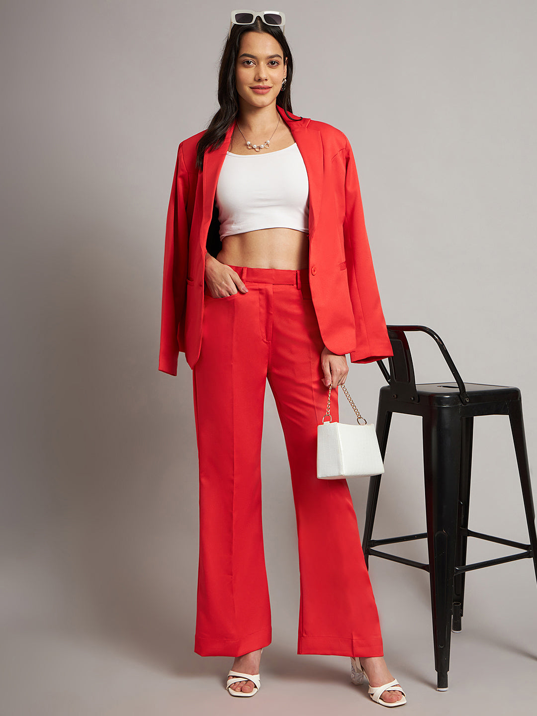 Blazer With Trouser Suits