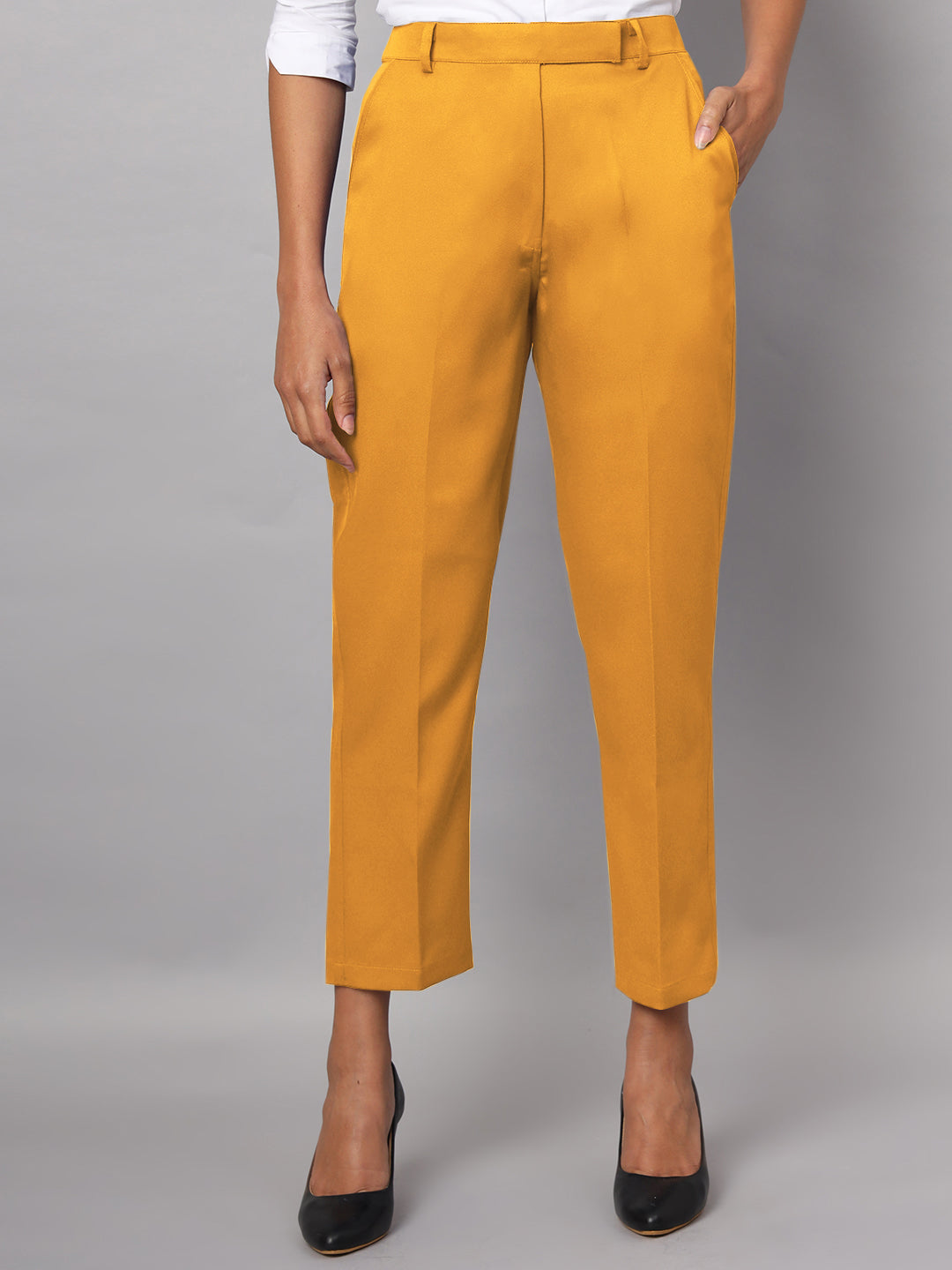 Ankle Length Formal Trousers