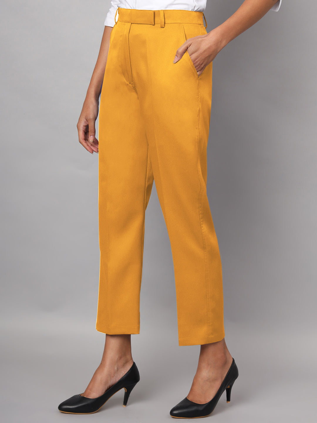 Ankle Length Formal Trousers