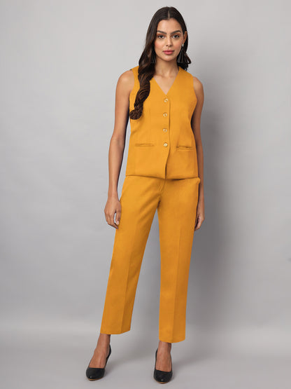 Waistcoat With Trousers Suit