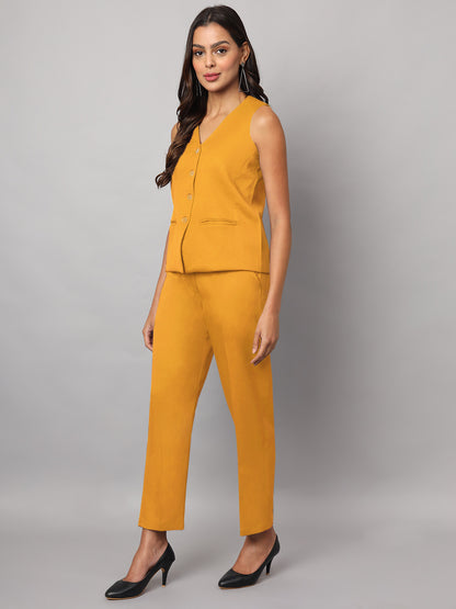 Waistcoat With Trousers Suit