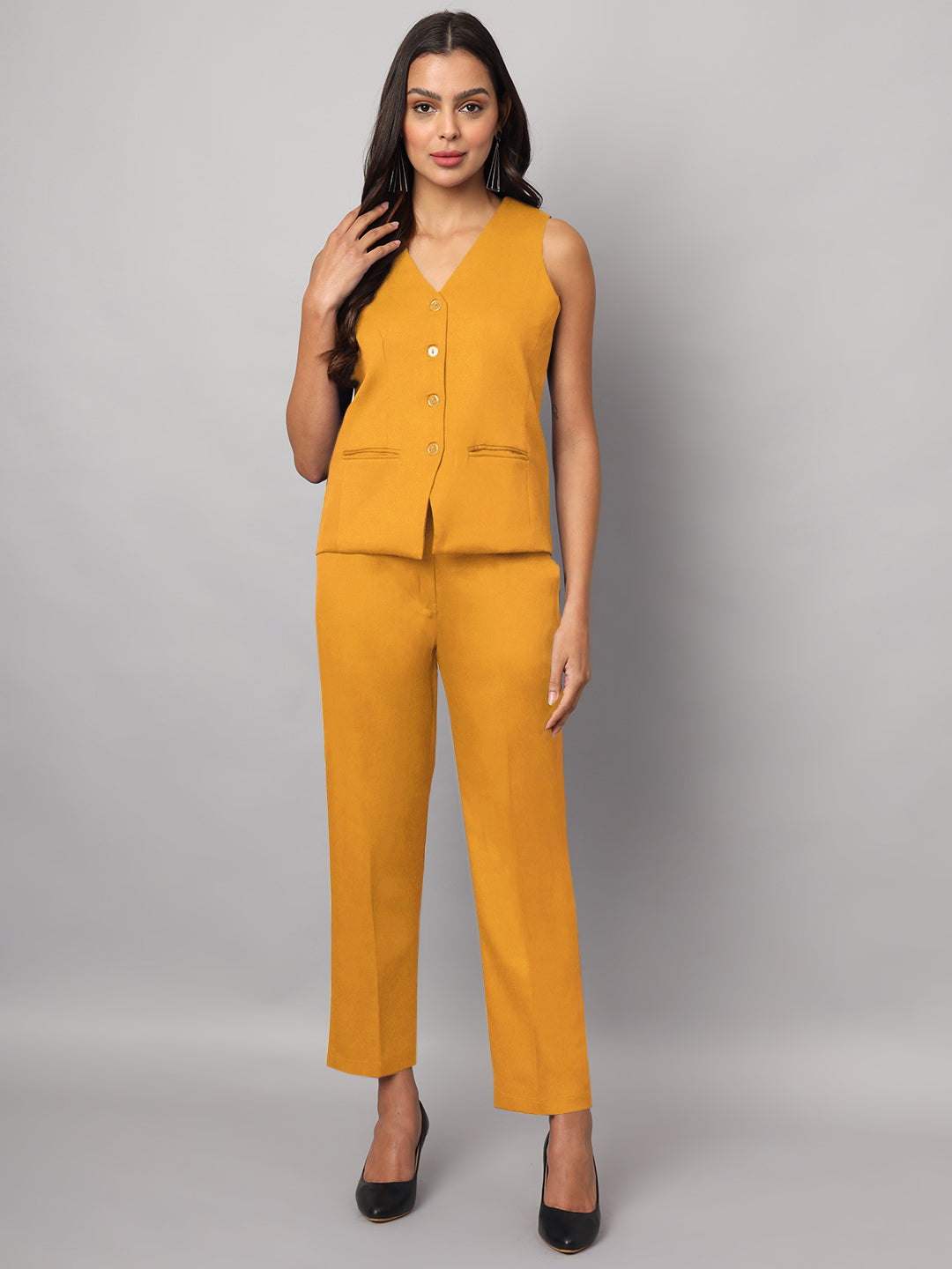 Waistcoat With Trousers Suit