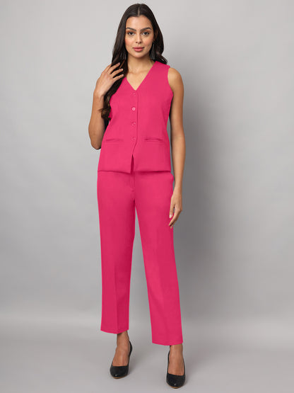 Waistcoat With Trousers Suit