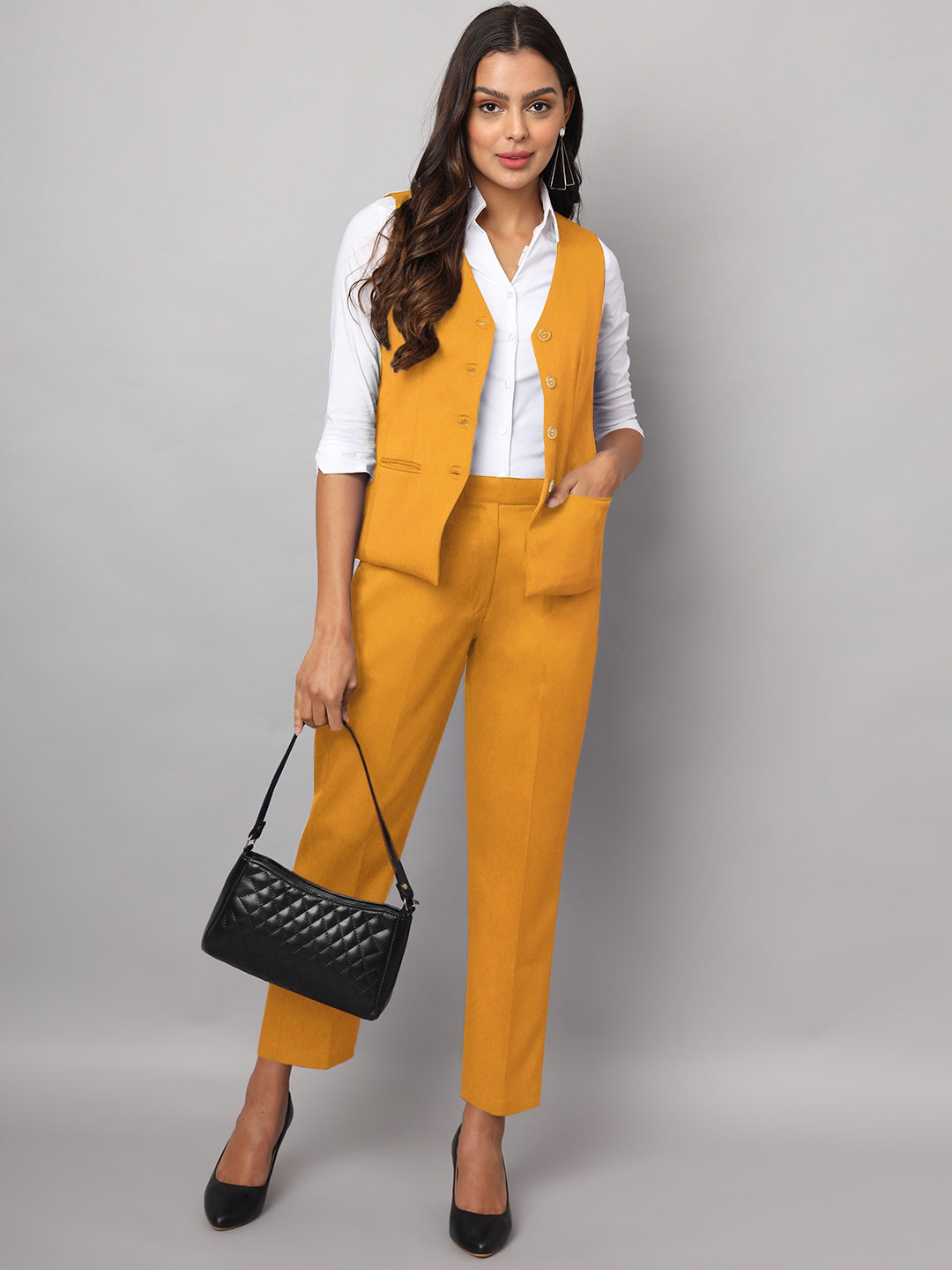Waistcoat With Trousers Suit