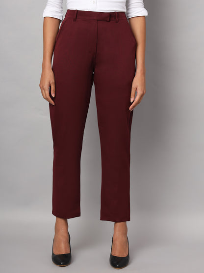 Ankle Length Formal Trousers