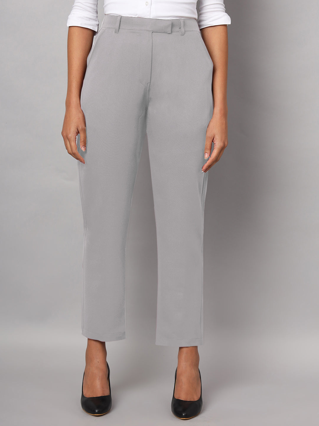 Ankle Length Formal Trousers