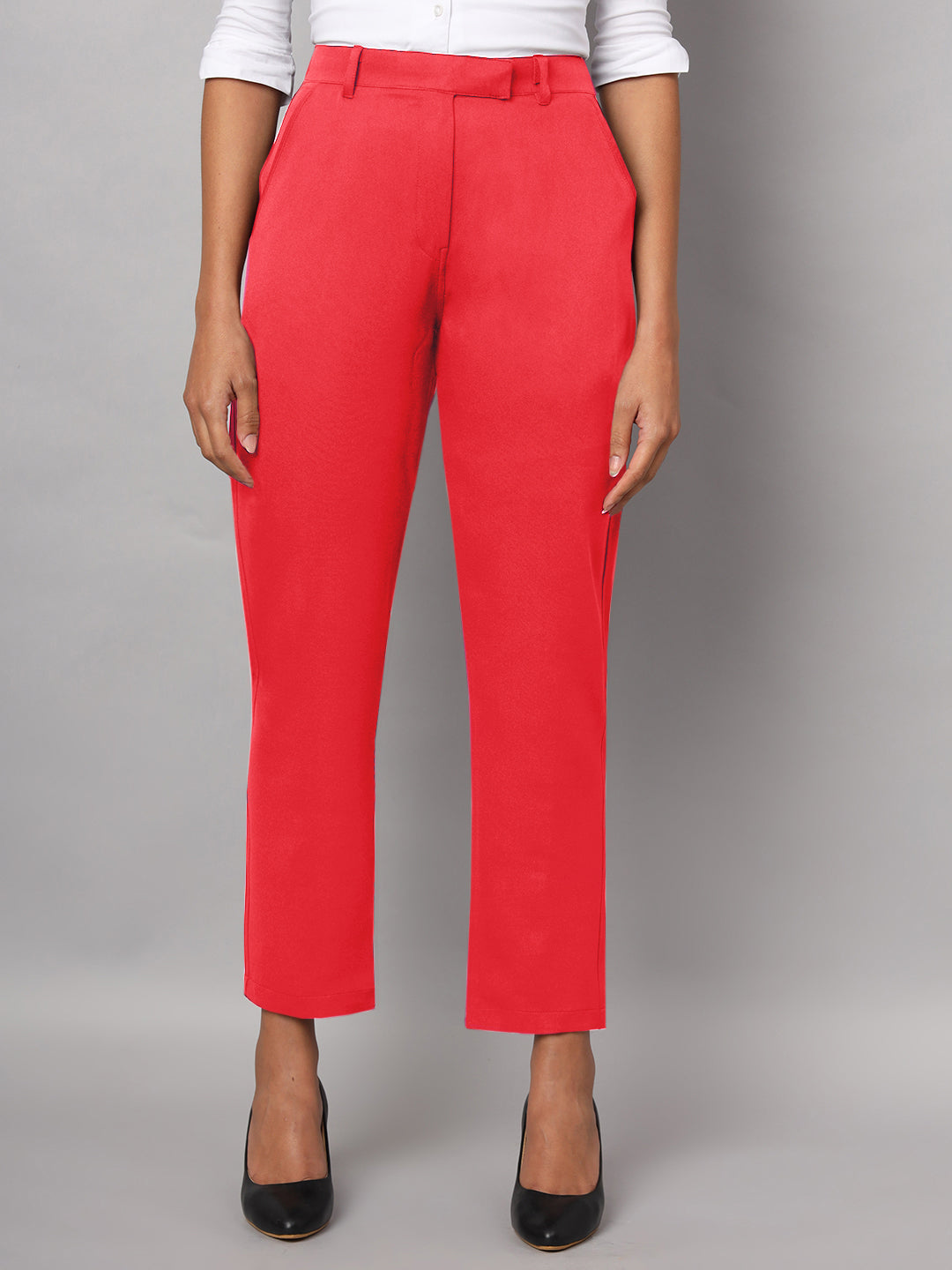 Ankle Length Formal Trousers