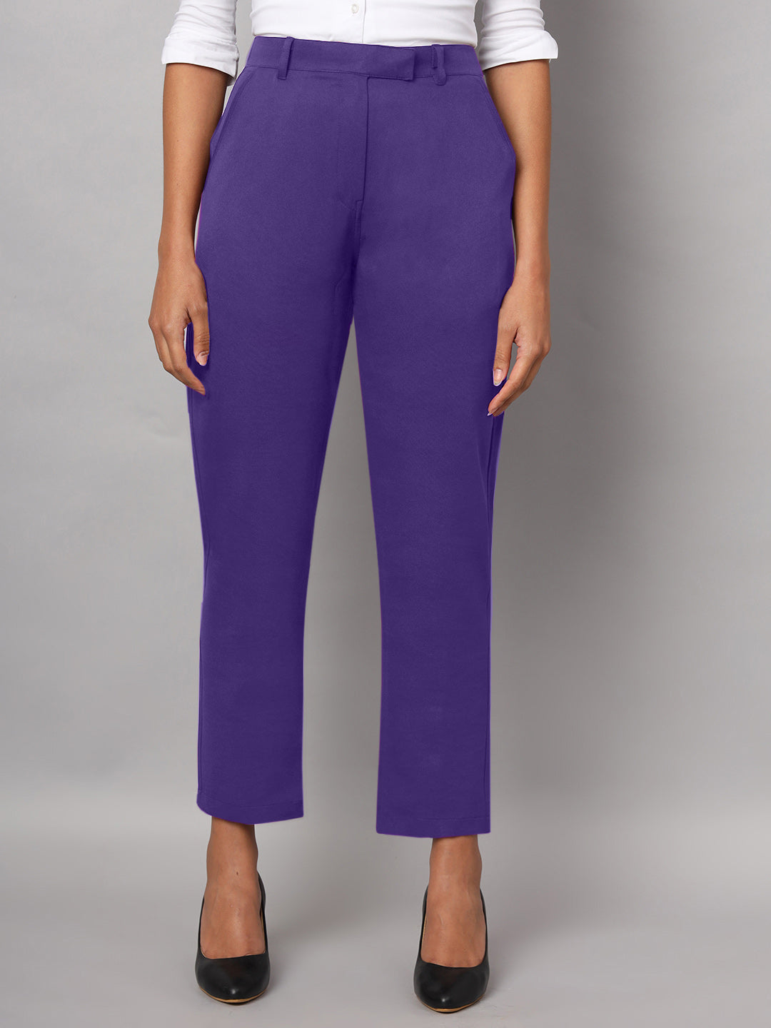 Ankle Length Formal Trousers