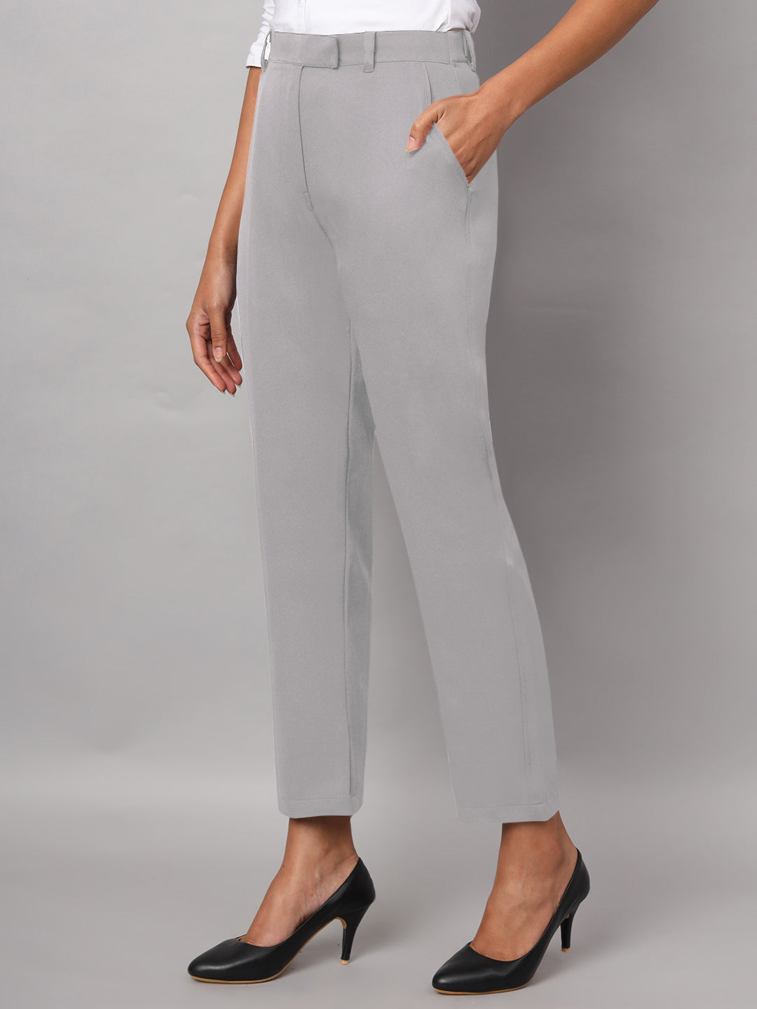 Ankle Length Formal Trousers