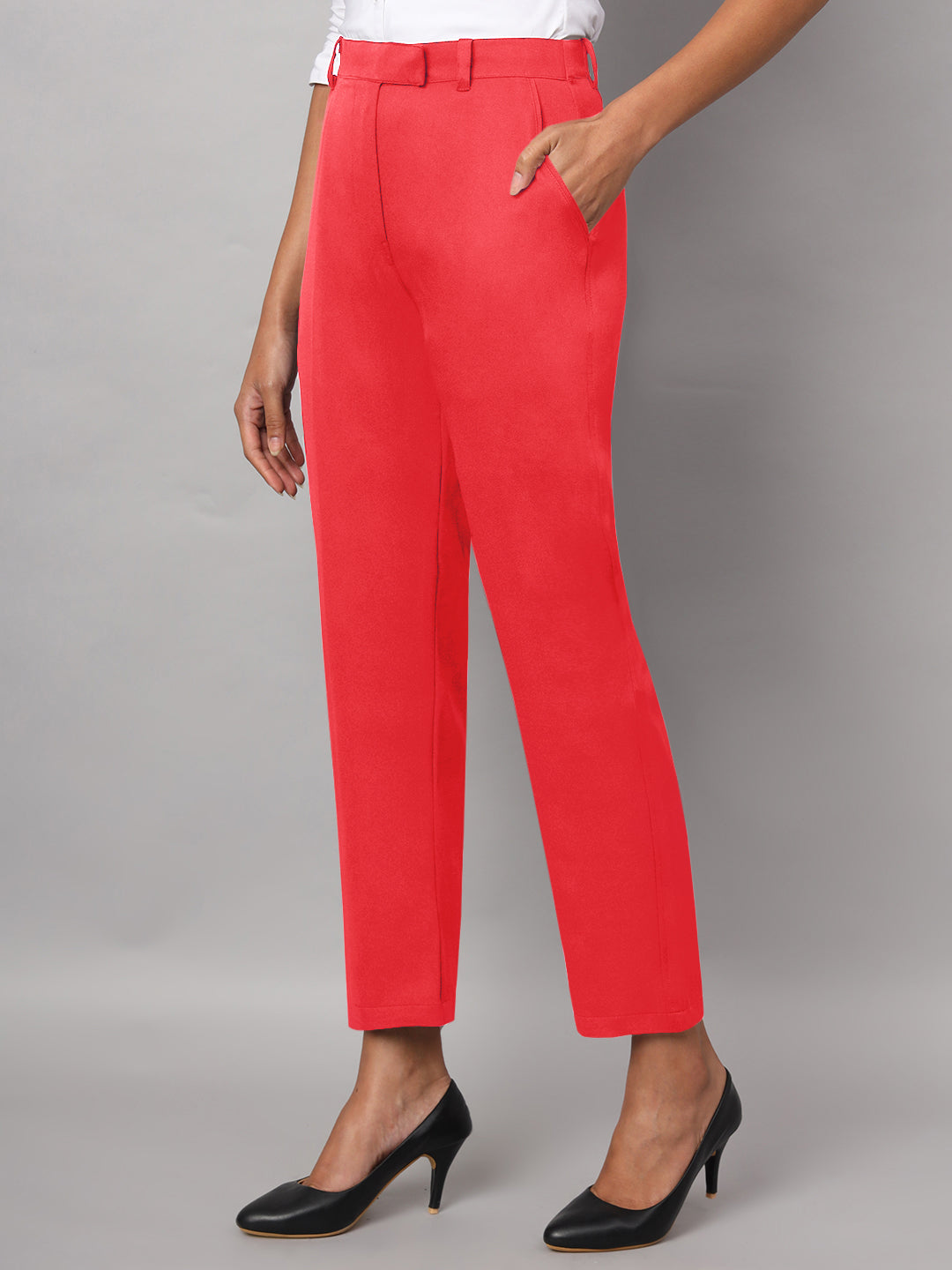 Ankle Length Formal Trousers